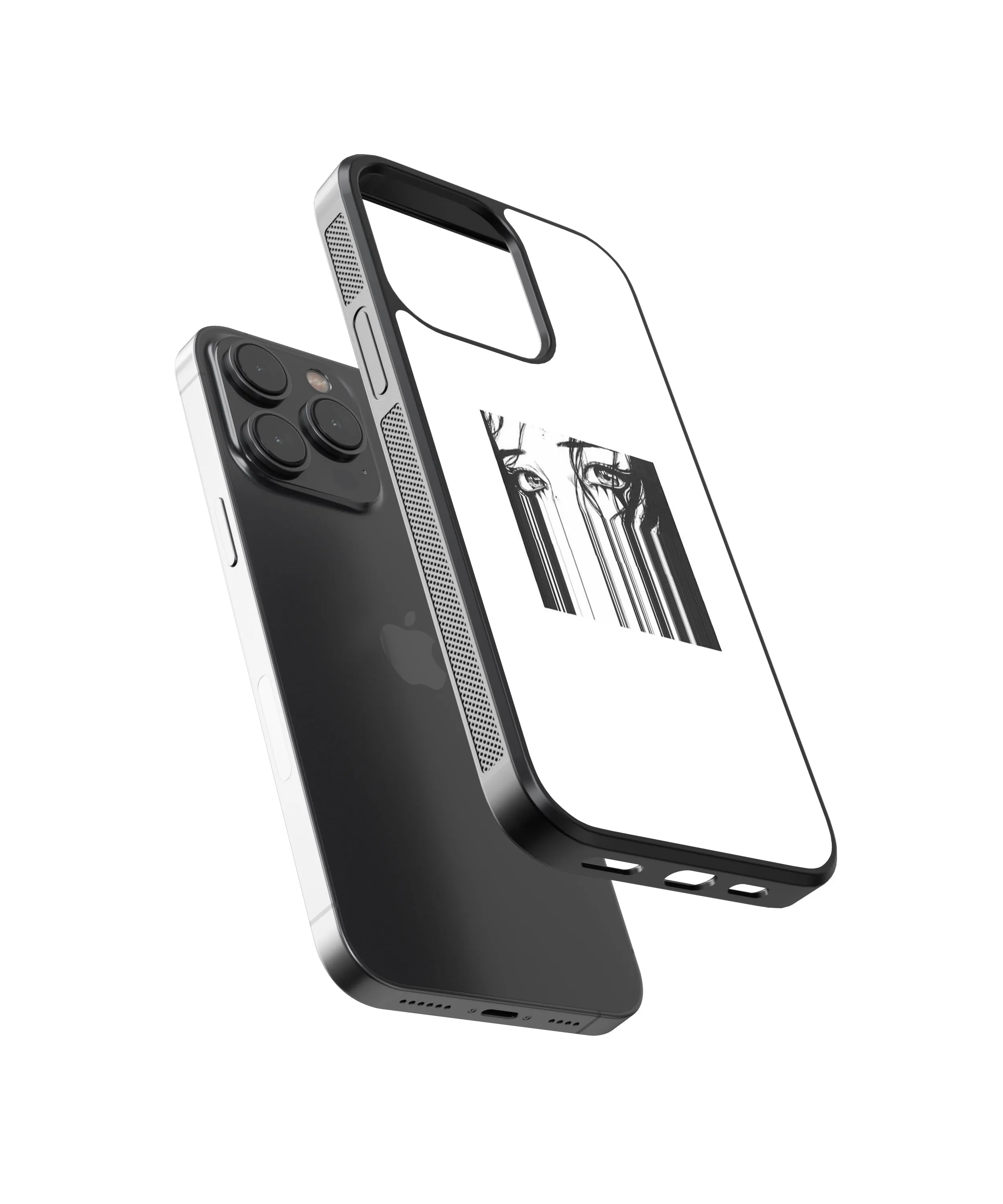Melting Anime Glass Phone Case Cover
