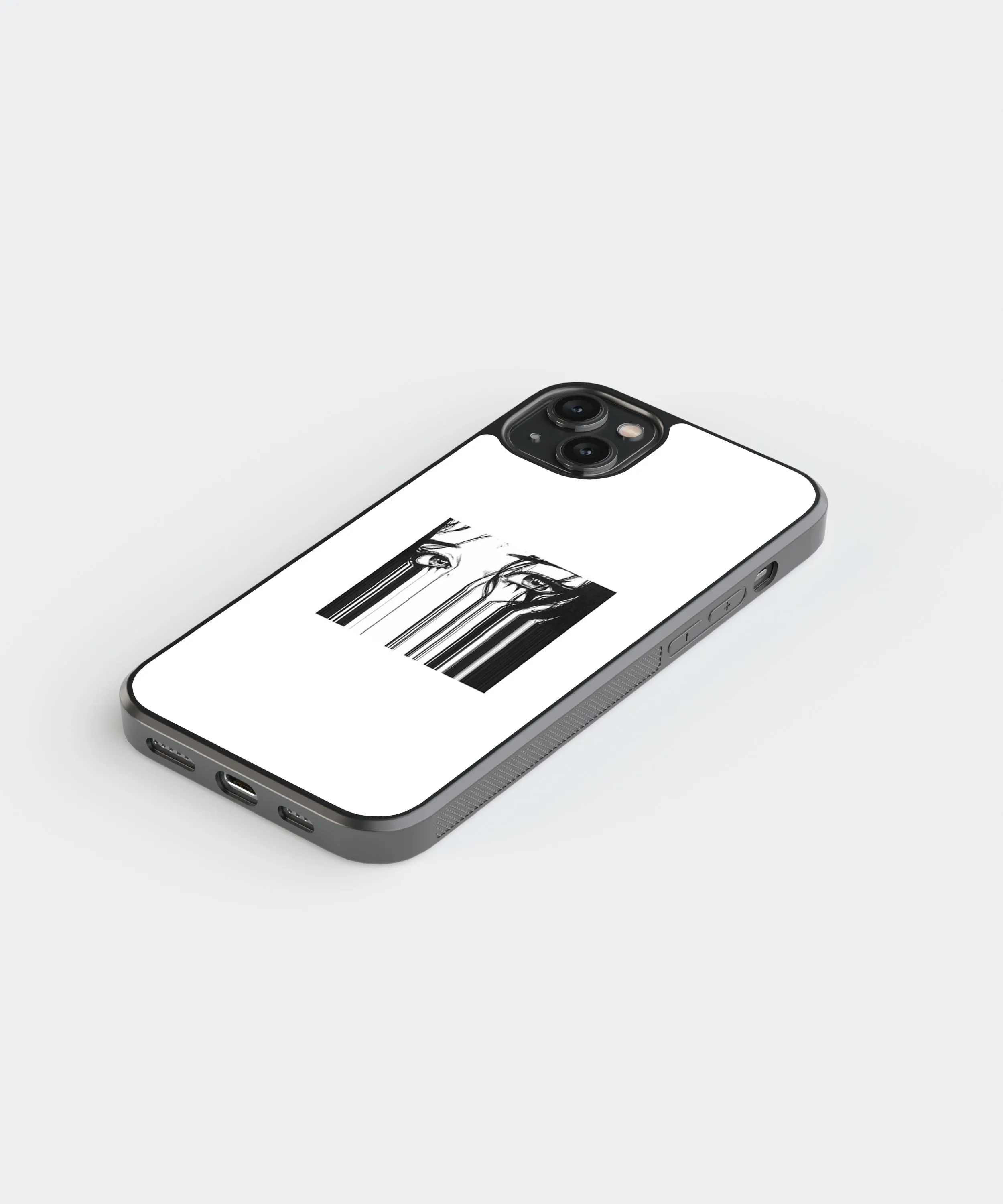 Melting Anime Glass Phone Case Cover