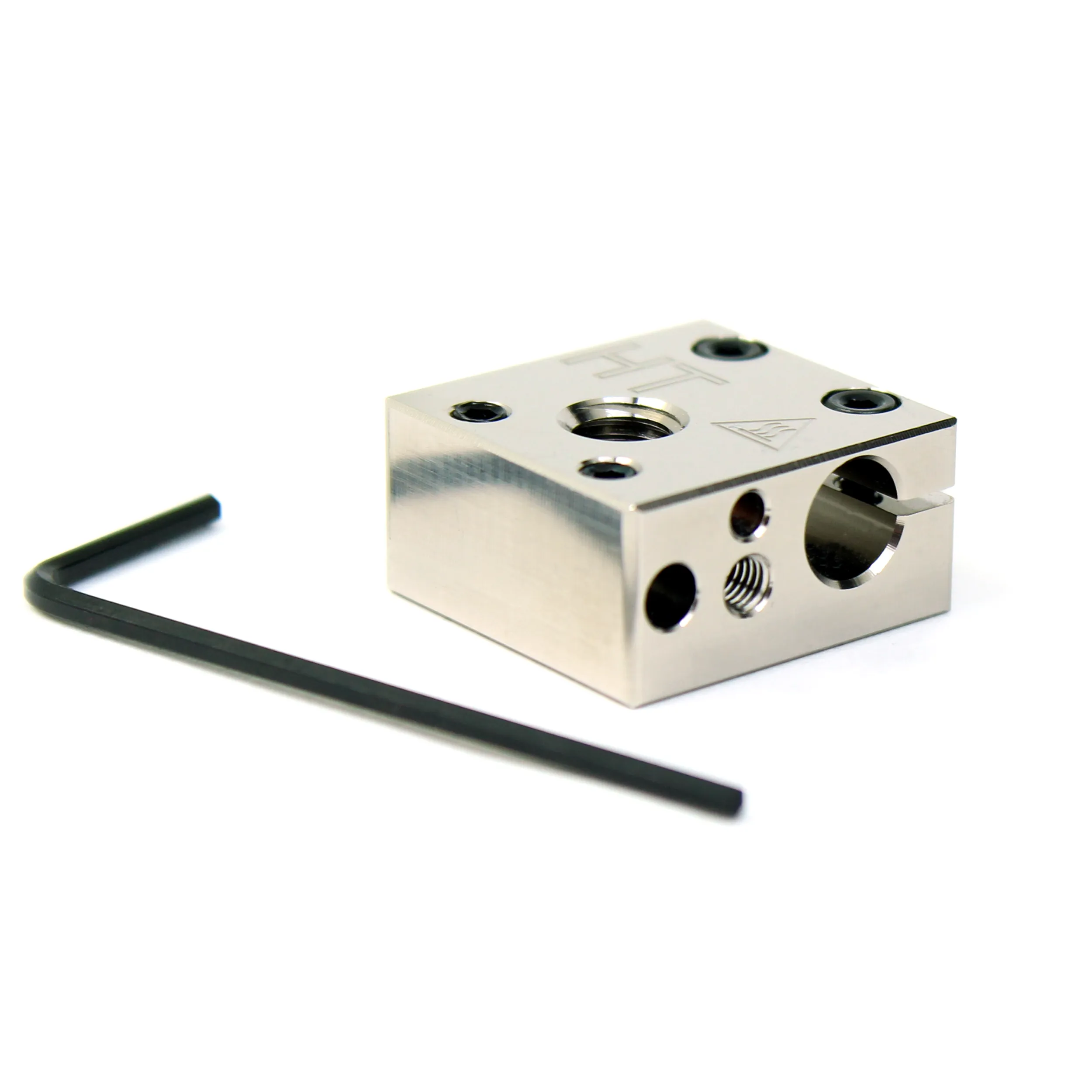 Micro Swiss Plated Copper High Temperature MK8 Style Heater Block Upgrade for CR10 / Ender / ANET A8 Printers MK7, MK8, MK9 Hotends