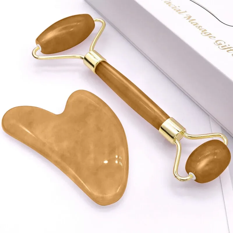 Olaf Face Gua Sha Scraper Board Massagers Natural Resin Gua sha Roller Facial Skin Care Spa Massage Tool For Face Neck Skin Body