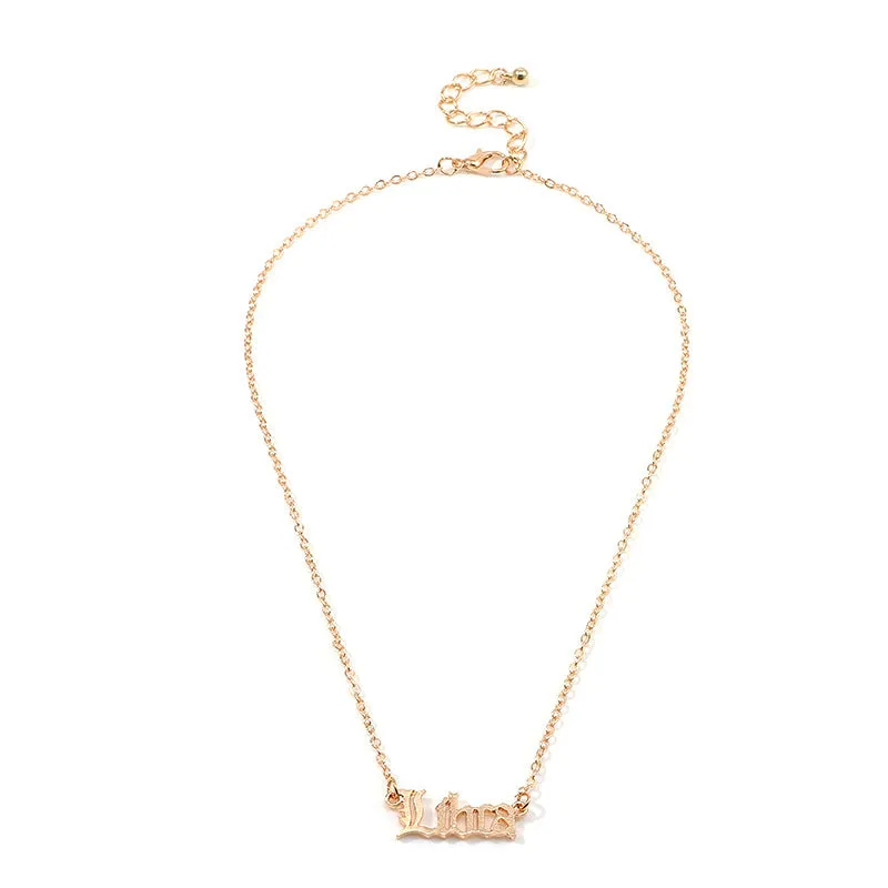 Old English Zodiac Collier