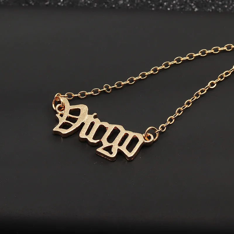 Old English Zodiac Collier