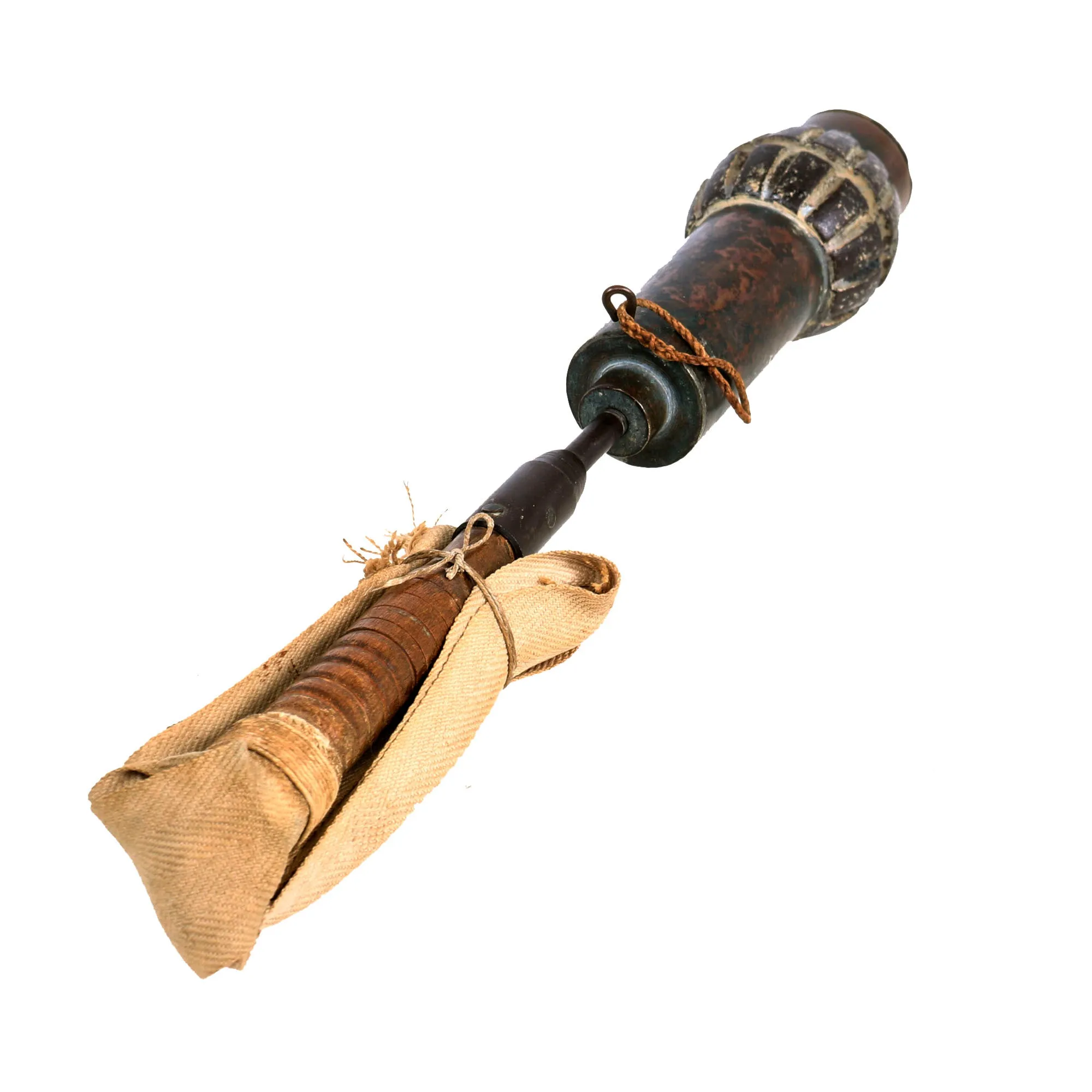 Original  British WWI Inert Hales (“Mexican”) Pattern No. 2 Percussion Cap Fragmentation Hand / Rifle Grenade