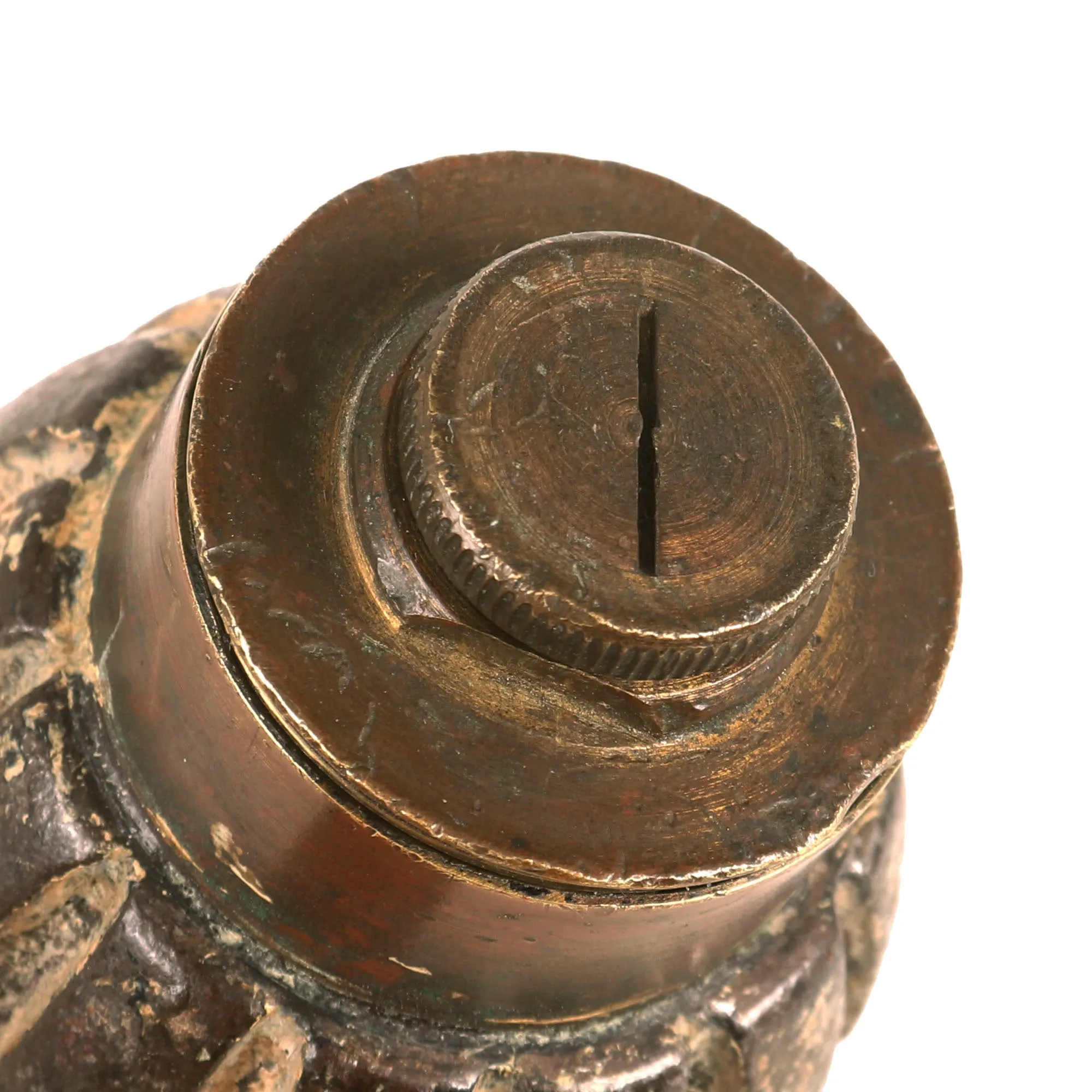 Original  British WWI Inert Hales (“Mexican”) Pattern No. 2 Percussion Cap Fragmentation Hand / Rifle Grenade