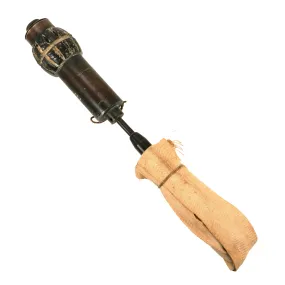 Original  British WWI Inert Hales (“Mexican”) Pattern No. 2 Percussion Cap Fragmentation Hand / Rifle Grenade