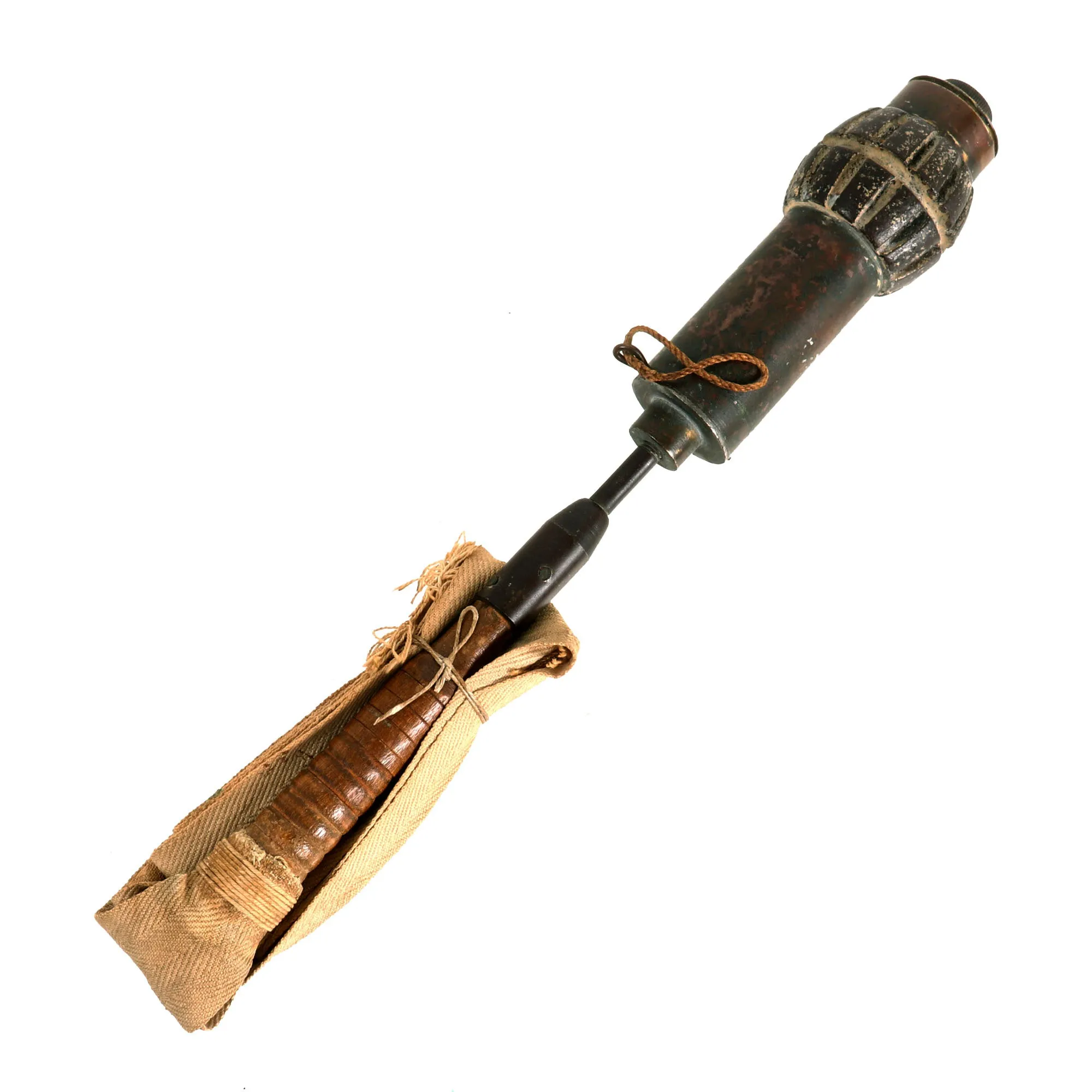 Original  British WWI Inert Hales (“Mexican”) Pattern No. 2 Percussion Cap Fragmentation Hand / Rifle Grenade