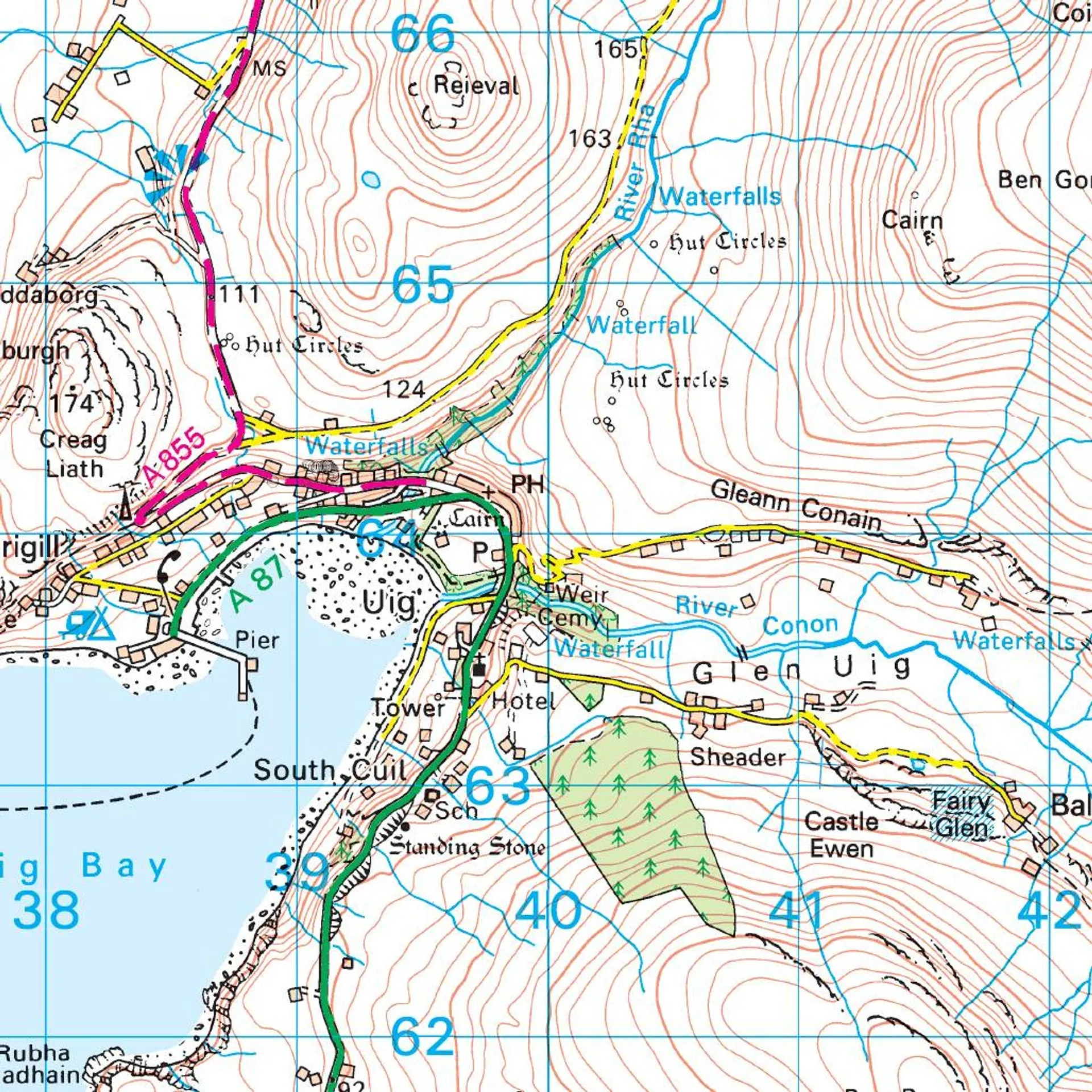 OS Landranger Map - Sheet 23/North Skye