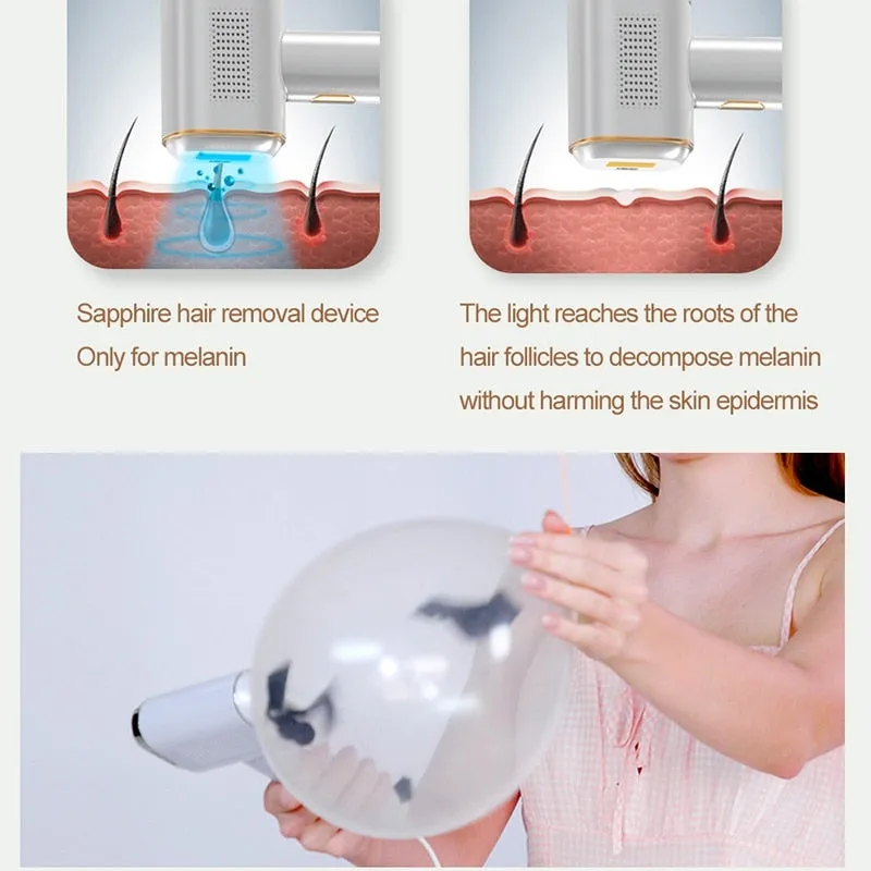 Osenyuan T023C IPL Hair Removal Equipment Professional Laser Epilator Machine Permanent Sapphire Painless Epilator For Women Man