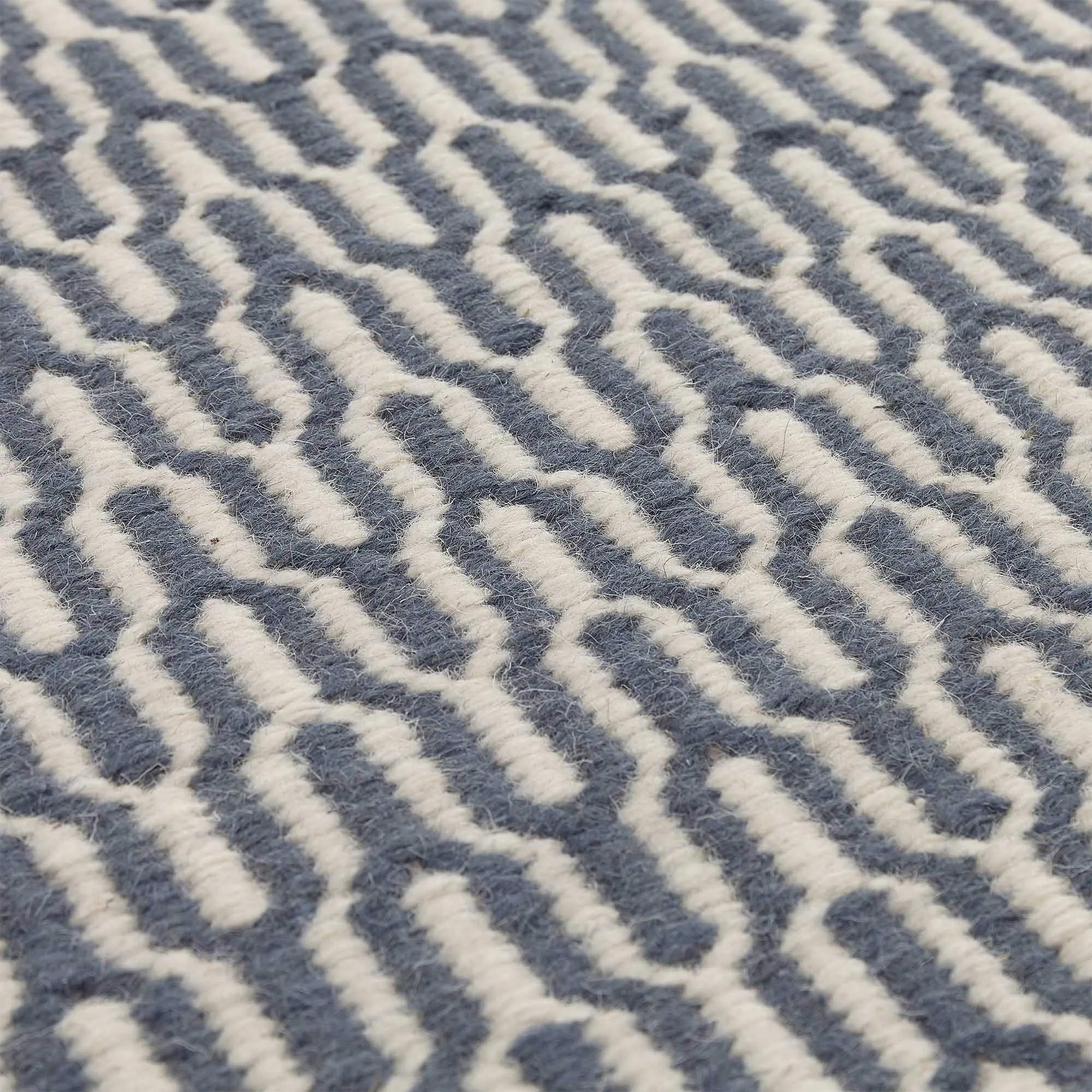 Overod Rug [Grey blue/Off-white]