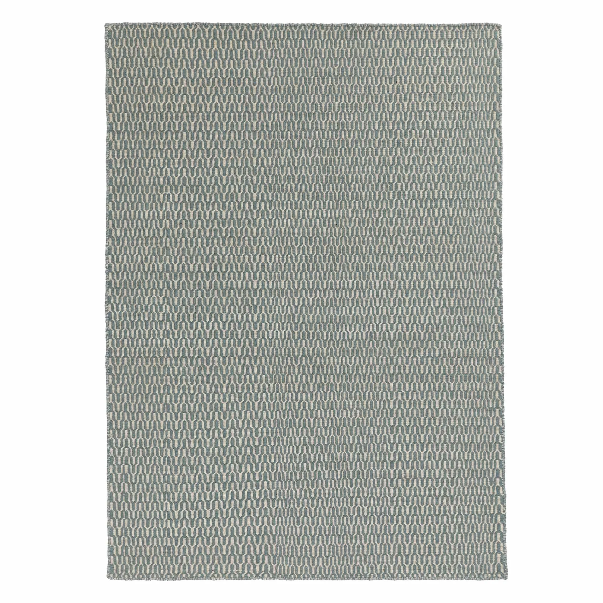 Overod Rug [Turquoise/Off-white]