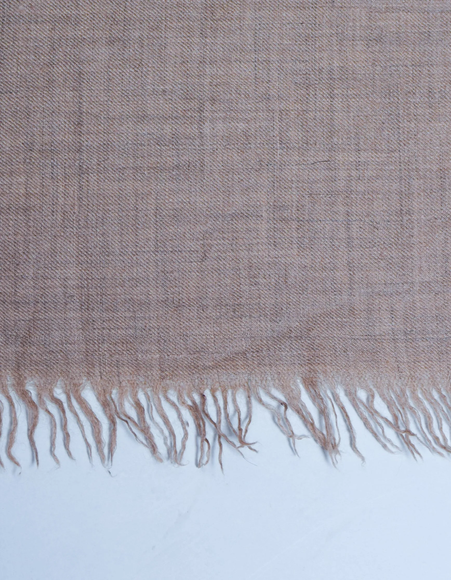 Pastel Toosha Brown Handwoven Sozni Blossom Jamawar Pashmina Shawl
