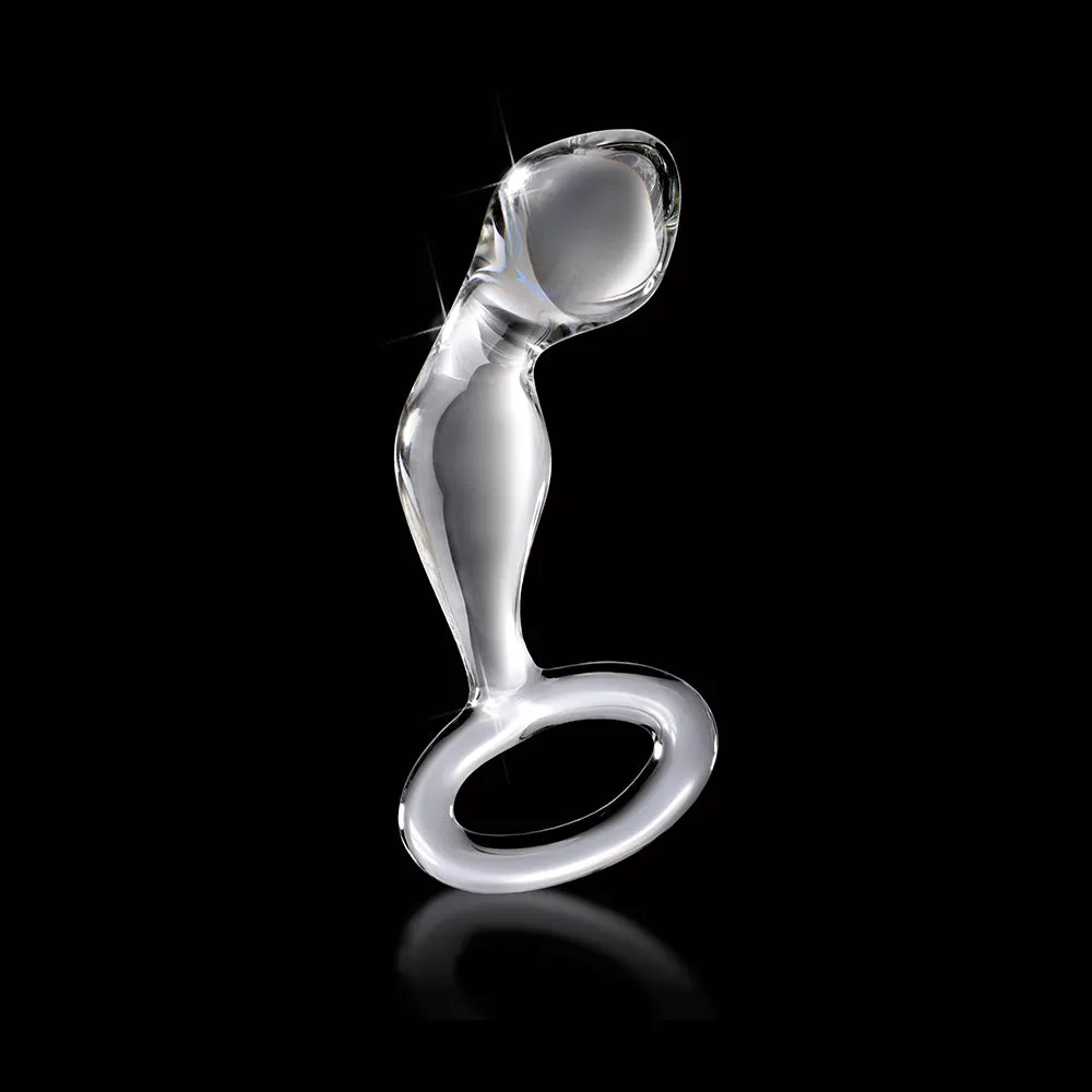 Pipedream Icicles No. 46 Glass Prostate Massager 3.5 in. Clear