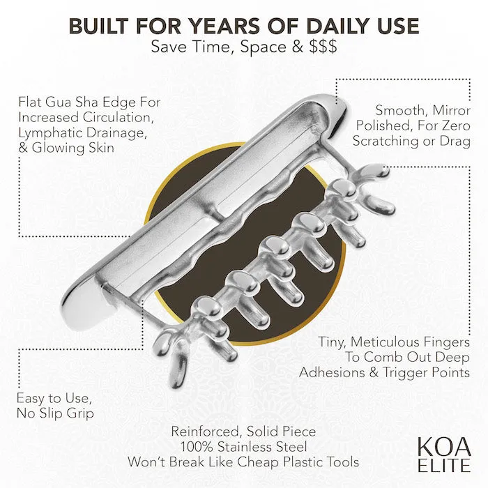 Platinum KOA Massage & Gua Sha Tool