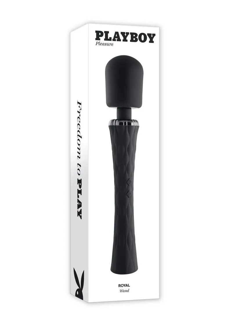 Playboy Royal Rechargeable Silicone Vibrating Massage Wand