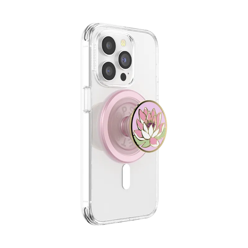 PopSockets Enamel Water Lily PopGrip for MagSafe