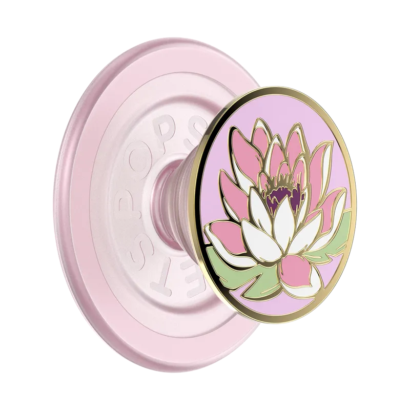 PopSockets Enamel Water Lily PopGrip for MagSafe