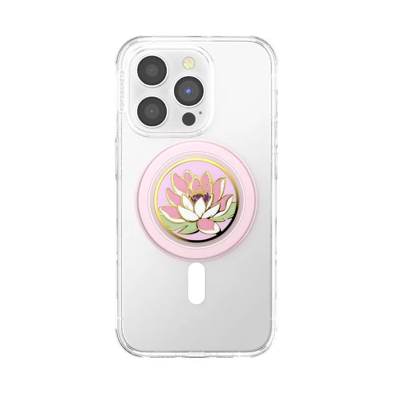 PopSockets Enamel Water Lily PopGrip for MagSafe
