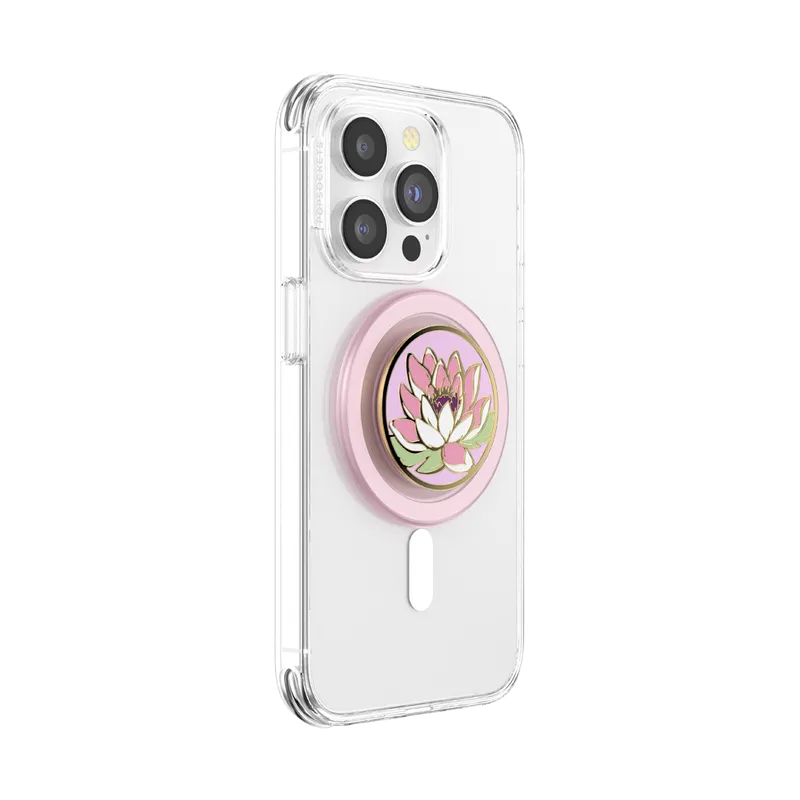 PopSockets Enamel Water Lily PopGrip for MagSafe