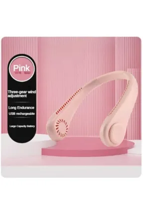 Portable Hands Free Bladeless Neck Fan