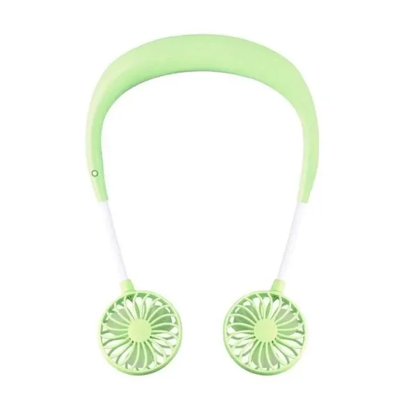 Portable Hanging Neck Sports Fan - Mini USB Portable Neckband With Rechargeable Battery Small Air Cooler Conditioner