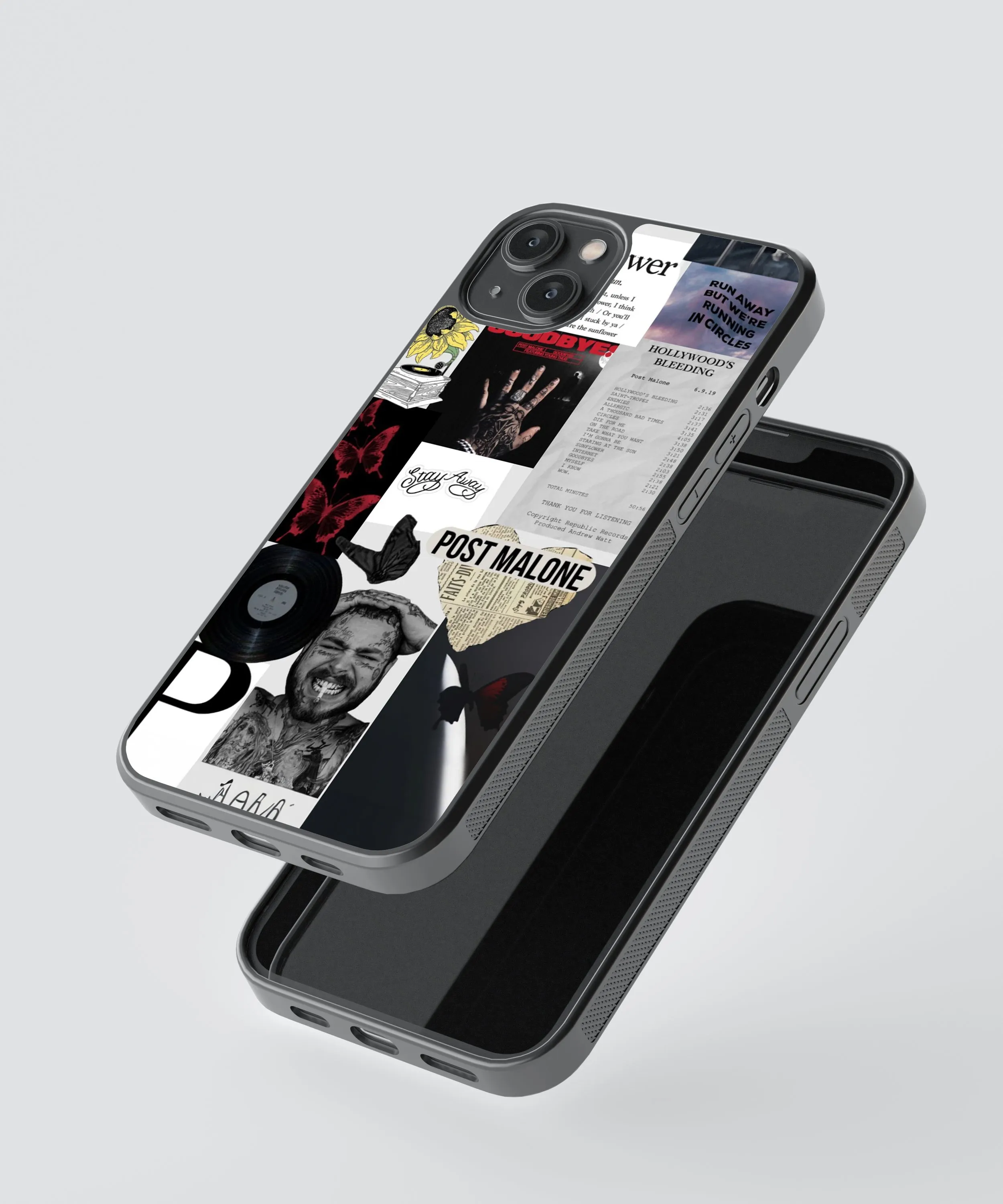Post Malone Spotify Glass Phone Case Cover