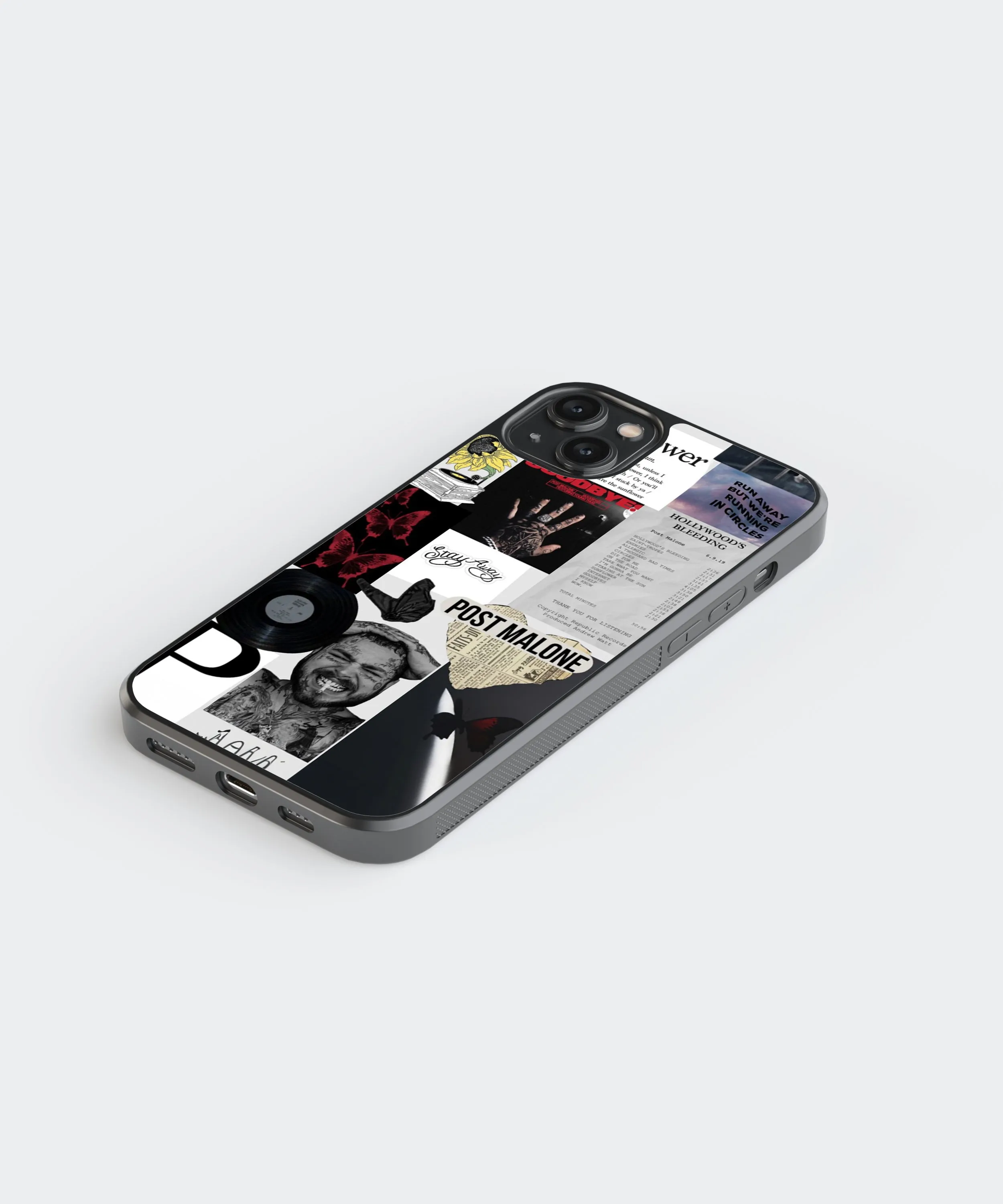 Post Malone Spotify Glass Phone Case Cover