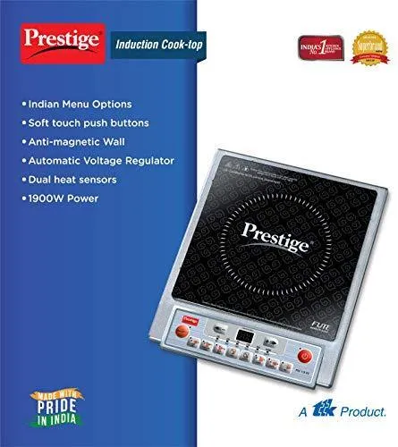 Prestige PIC 1.0 V2 1900-Watt Induction Cooktop (Black)