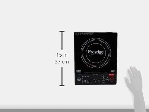 Prestige PIC 6.1 V3 2000-Watt Induction Cooktop with Touch Panel, Black