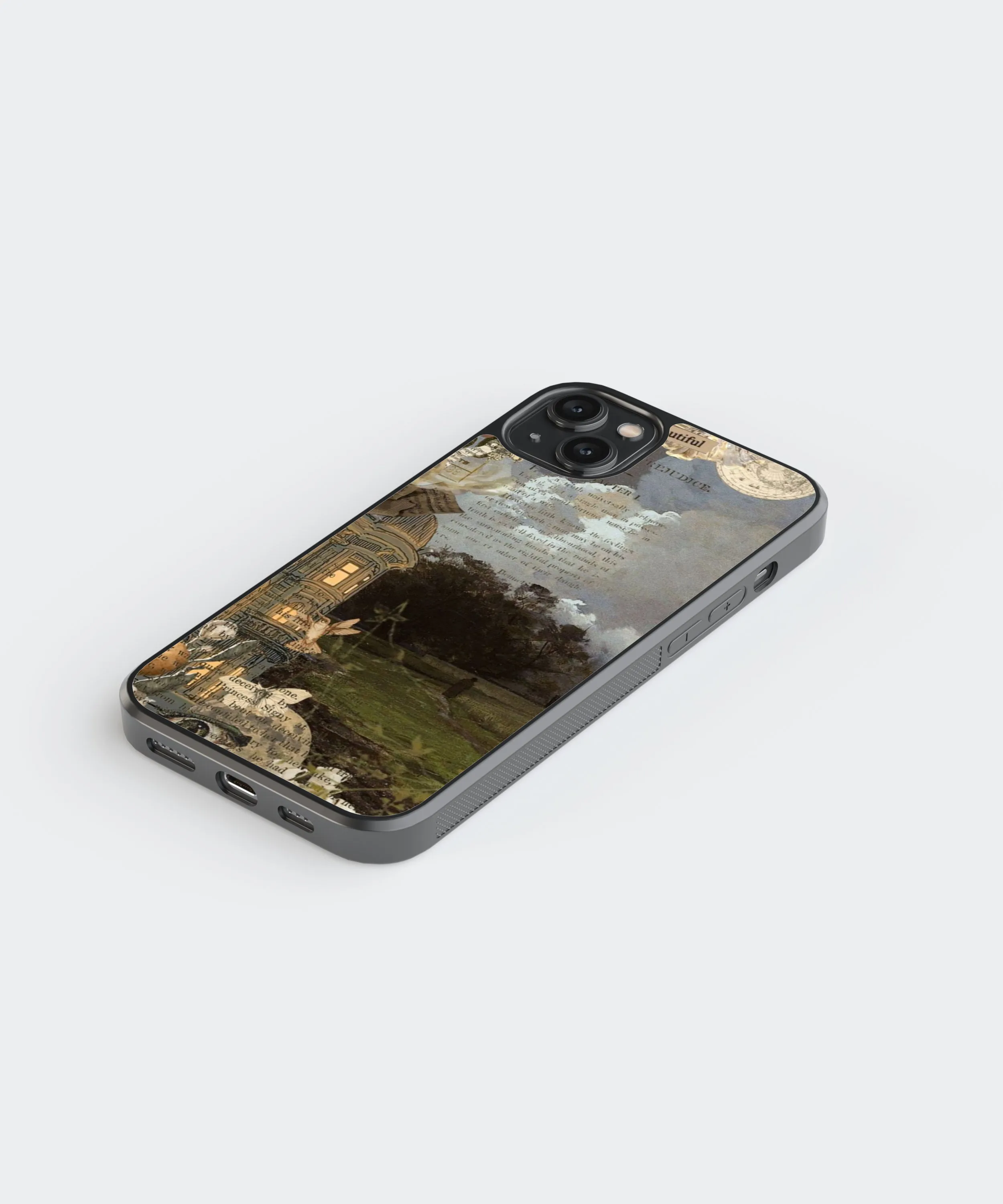 Pride & Prejudice Vintage Glass Phone Case Cover