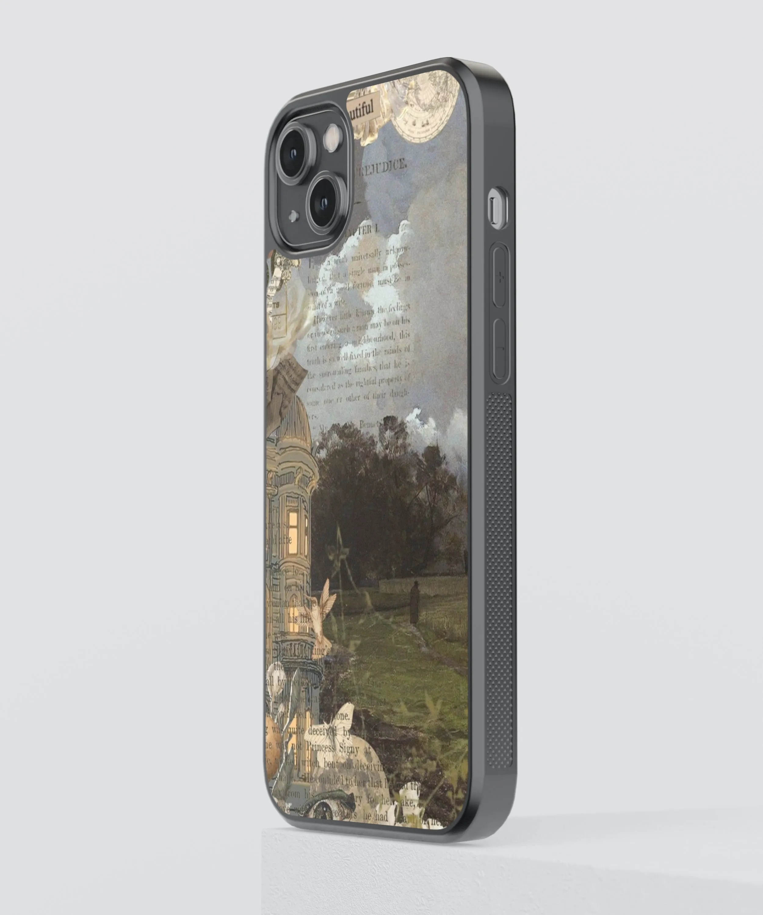Pride & Prejudice Vintage Glass Phone Case Cover