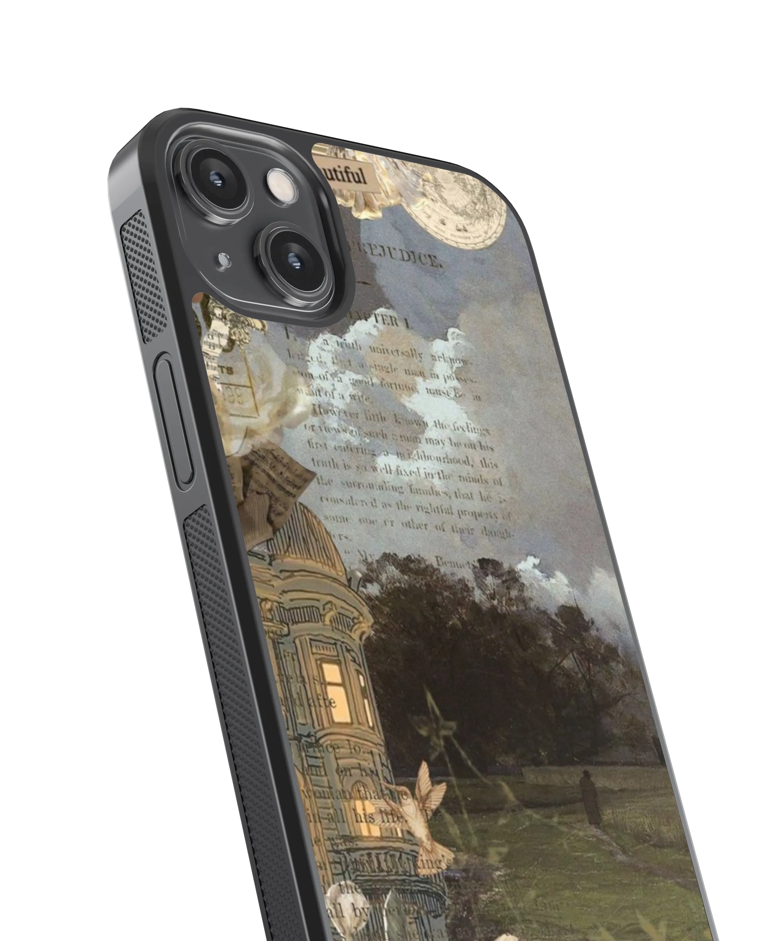 Pride & Prejudice Vintage Glass Phone Case Cover