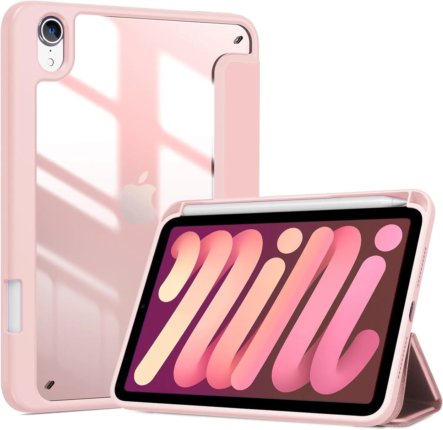 ProCase Smart Case for iPad Mini 6th Generation 8.3" 2021 Case with Pencil Holder, Smart Protective Cover for iPad Mini 8.3 Inch A2567 A2568 A2569