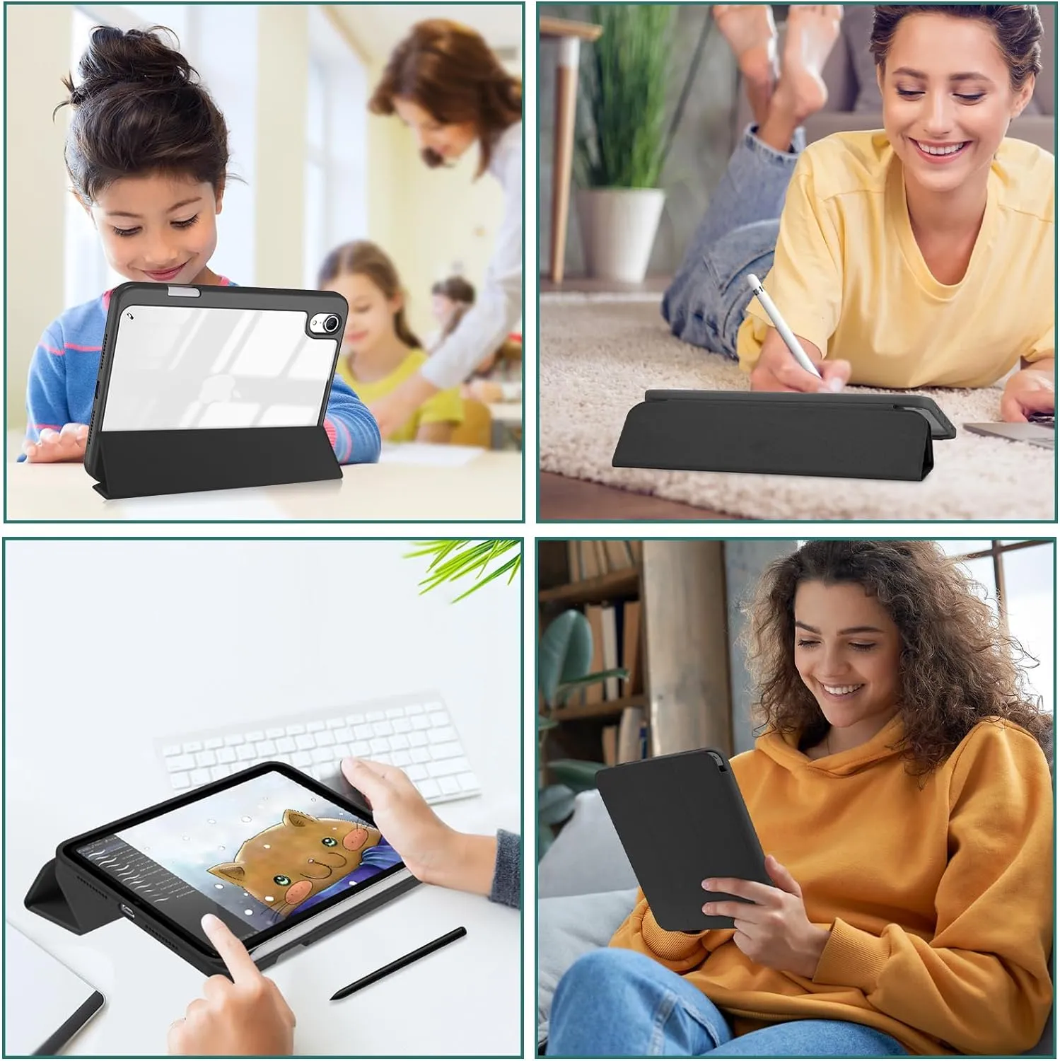 ProCase Smart Case for iPad Mini 6th Generation 8.3" 2021 Case with Pencil Holder, Smart Protective Cover for iPad Mini 8.3 Inch A2567 A2568 A2569