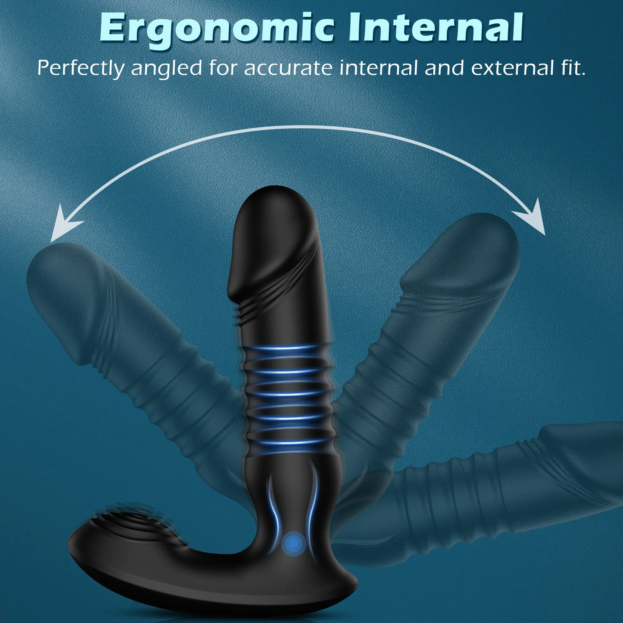 Prostate Massager with Thrusting Vibration