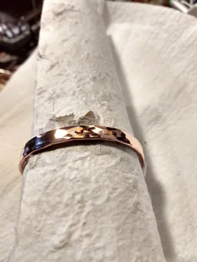 Pure Copper Hammered Bracelet