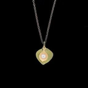 Round Leaf Eucalyptus Pendant - Dainty