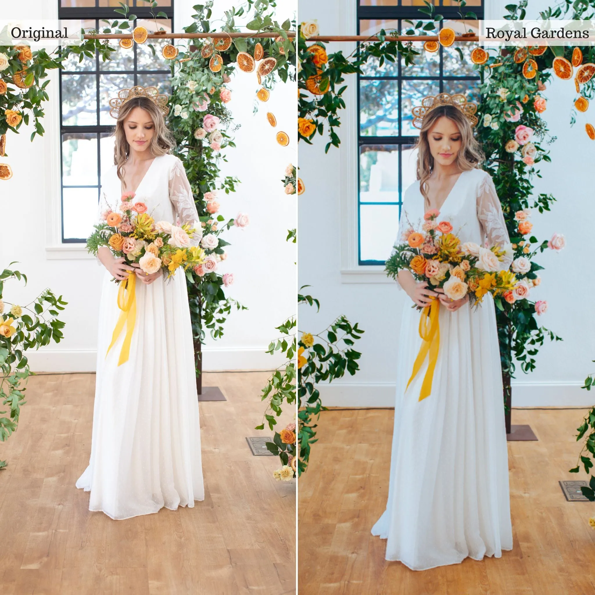 Royal Gardens -  Single Color Palette Presets for Lightroom Mobile & Desktop