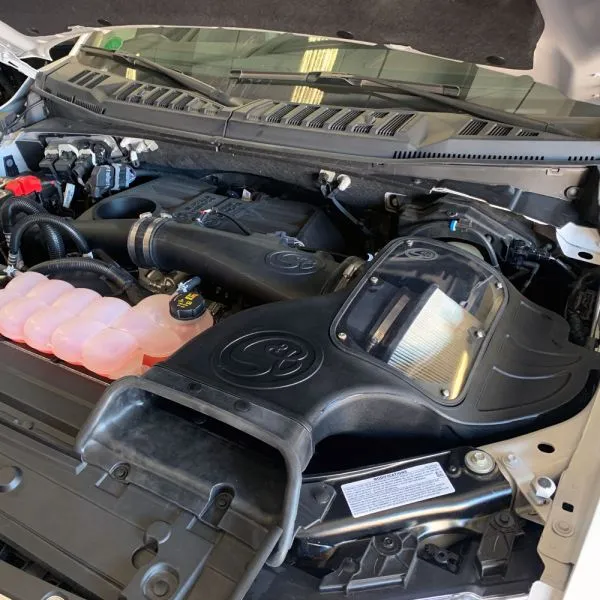 S&B Cold Air Intake Ford F150 Powerstroke (2018-2020) Cleanable Cotton or Dry Filter