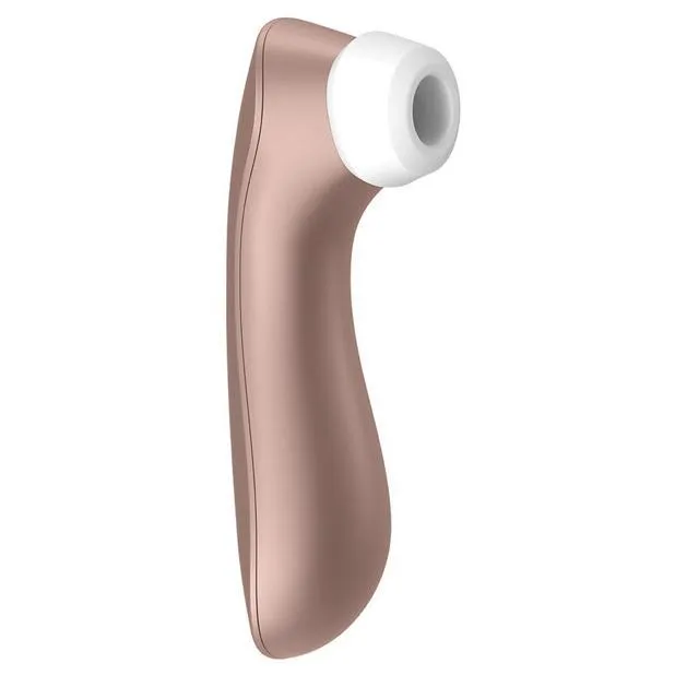 Satisfyer - Pro 2  Air Pulse Vibration Rechargeable Clitoral Air Stimulator (Rose Gold)