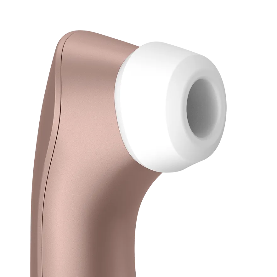 Satisfyer - Pro 2  Air Pulse Vibration Rechargeable Clitoral Air Stimulator (Rose Gold)