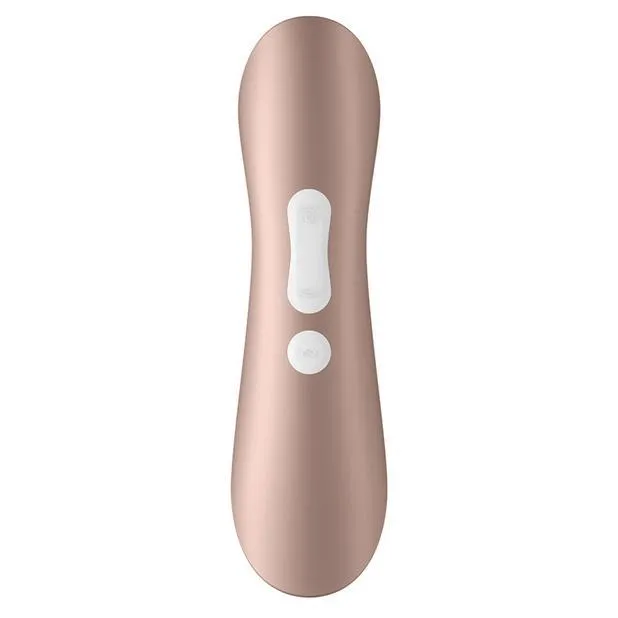 Satisfyer - Pro 2  Air Pulse Vibration Rechargeable Clitoral Air Stimulator (Rose Gold)