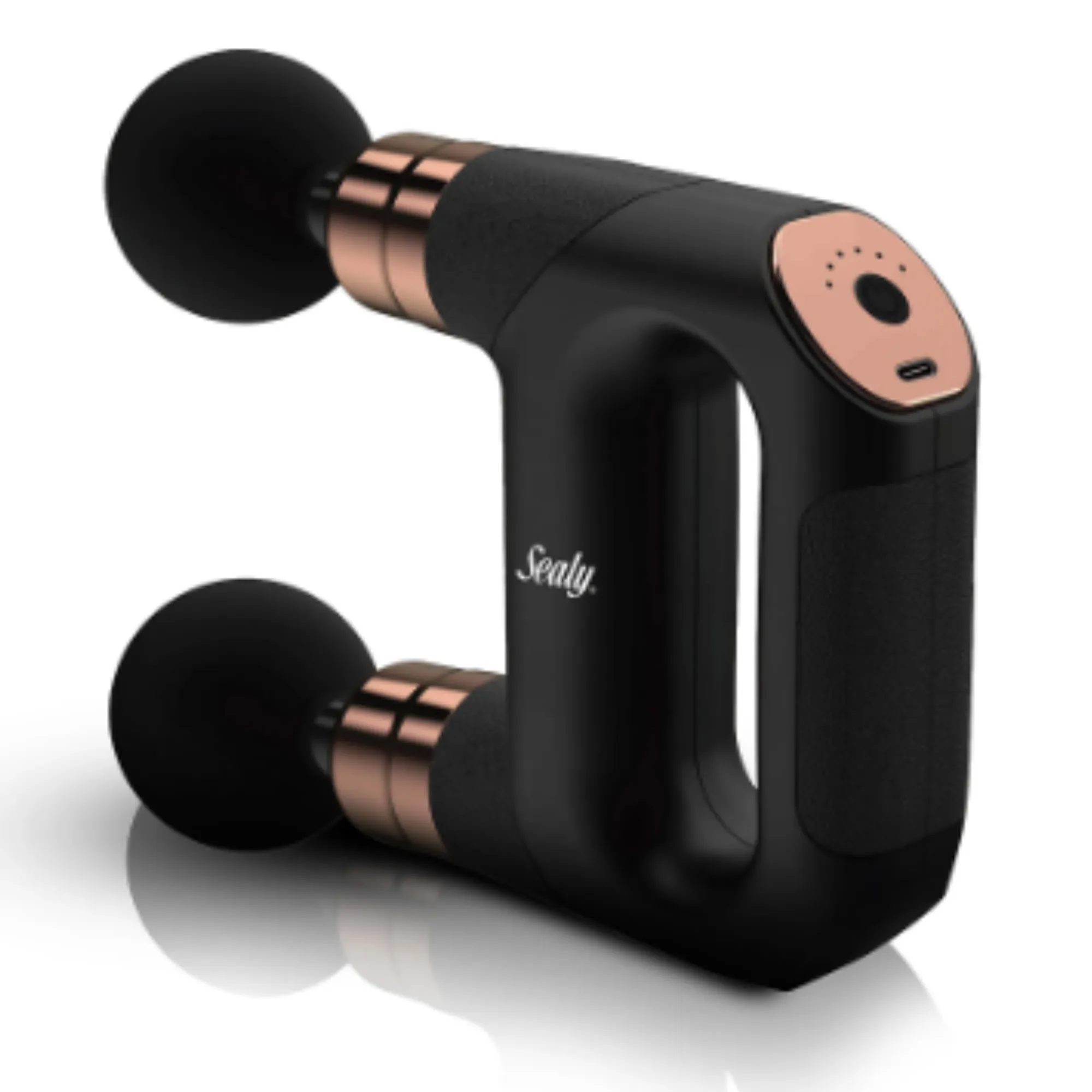 Sealy Dual Head Percussion Massage Gun with 6 Vibration Settings (MA-109)