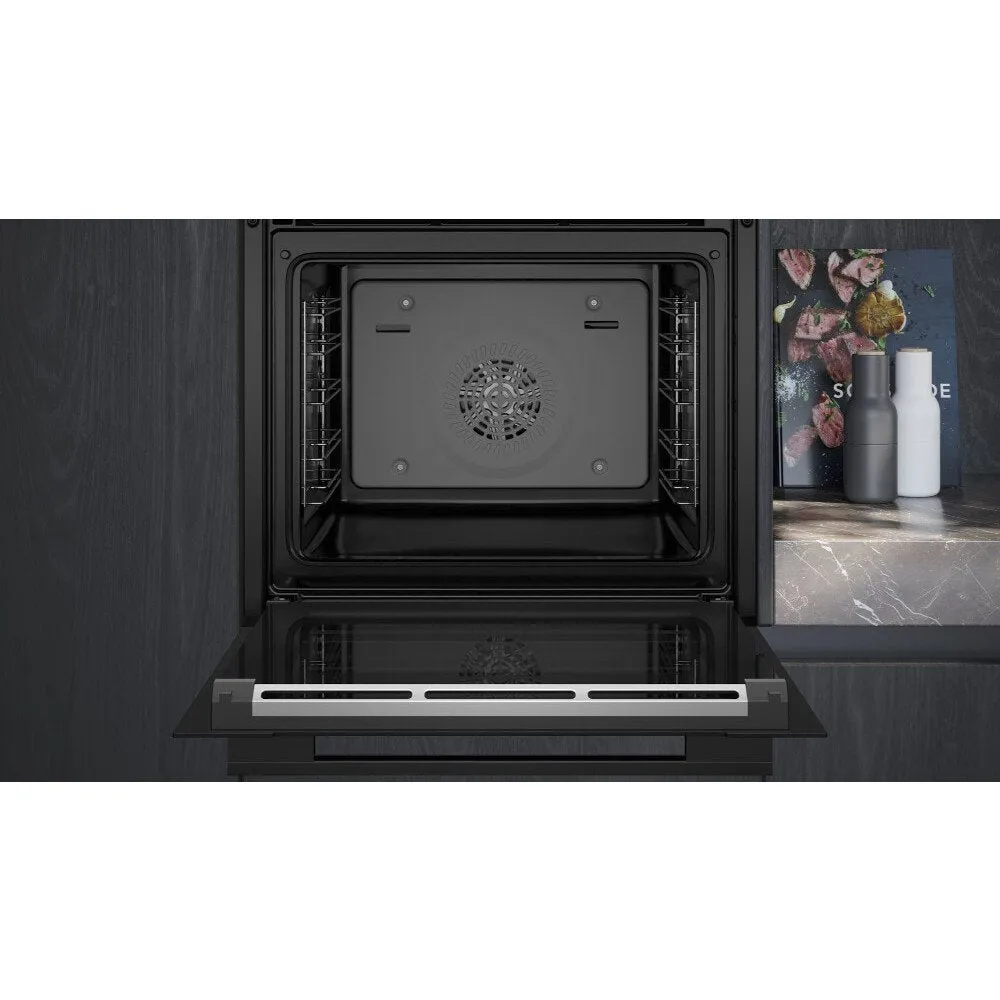 Siemens HB732G1B1B iQ700 Built-In Electric Single Oven, Black, A  Rated