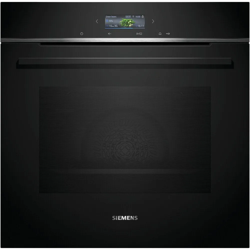 Siemens HB732G1B1B iQ700 Built-In Electric Single Oven, Black, A  Rated