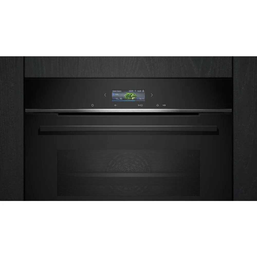 Siemens HB732G1B1B iQ700 Built-In Electric Single Oven, Black, A  Rated