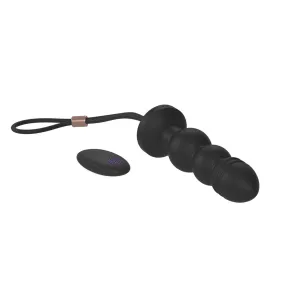 Silicone Vibrating Anal Beaded Plug