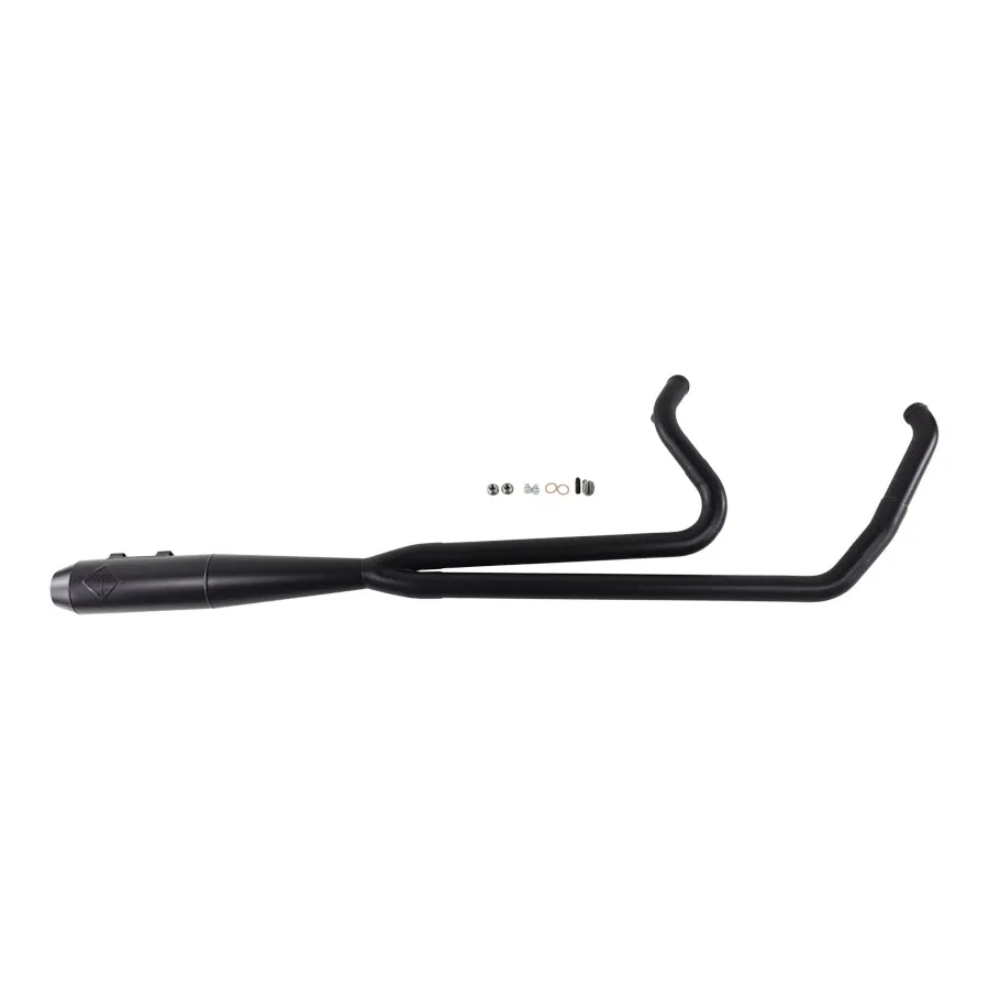 SP Concepts TC Bagger Full Length Turnpike Exhaust - Black for 1995-2016 Touring