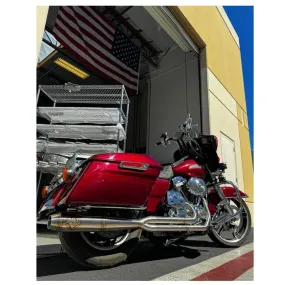 SP Concepts TC Bagger Full Length Turnpike Exhaust - Stainless for 1995-2016 Touring