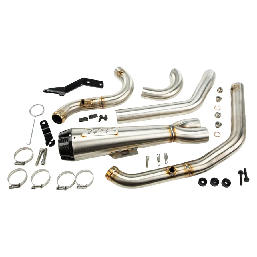 Two Bros. Comp S Stainless 2 into 1 Exhaust for Harley Davidson M8 Softail