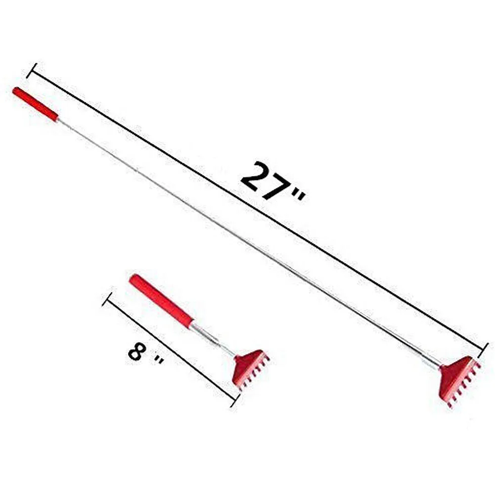 US 5~10Pc Extendable Back Scratcher Stainless Steel Back Scratcher/Hand Massager